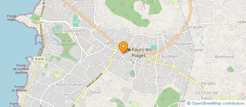 localisation de l'entreprise MADAME AMANDINE BLASI à SIX-FOURS-LES-PLAGES