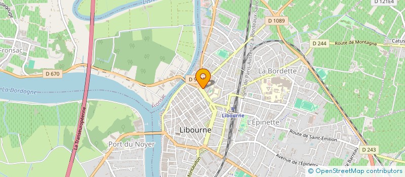 localisation de l'entreprise MADAME AMANDINE BLASQUEZ  LIBOURNE