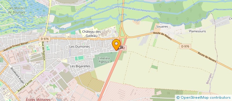 localisation de l'entreprise MADAME AMANDINE BLONDEAU à BOURGES