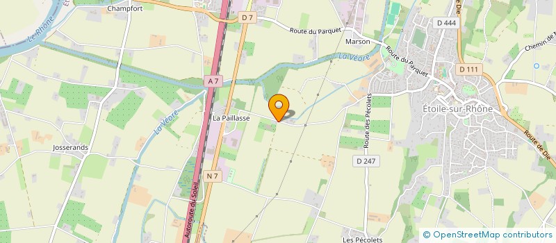 localisation de l'entreprise MADAME AMANDINE BOCQUET  ETOILE-SUR-RHONE