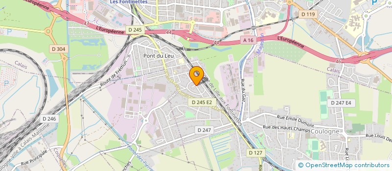 localisation de l'entreprise MADAME AMANDINE BODART à CALAIS