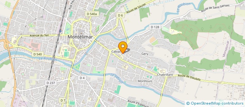 localisation de l'entreprise MADAME AMANDINE BOFFA  MONTELIMAR