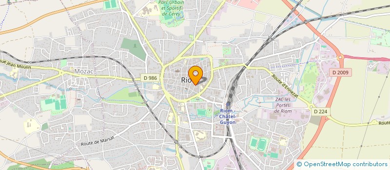 localisation de l'entreprise MADAME AMANDINE BOILLON  RIOM