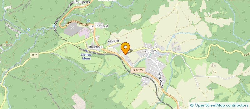 localisation de l'entreprise MADAME AMANDINE BOIS  CLELLES