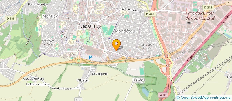 localisation de l'entreprise MADAME AMANDINE BONARD  LES ULIS