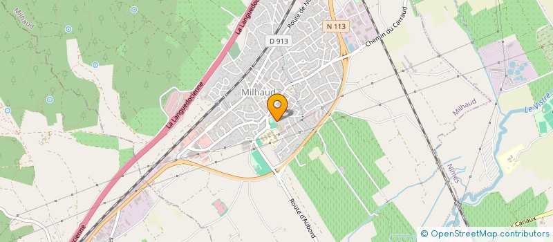 localisation de l'entreprise MADAME AMANDINE BONIFASSY  MILHAUD