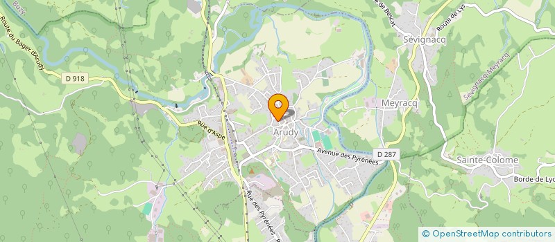 localisation de l'entreprise MADAME AMANDINE BONNECAZE  IZESTE