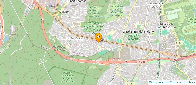 localisation de l'entreprise MADAME AMANDINE BONNEMERE  CHATENAY-MALABRY