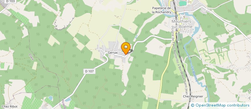 localisation de l'entreprise MADAME AMANDINE BORDE  MOUTHIERS-SUR-BOEME