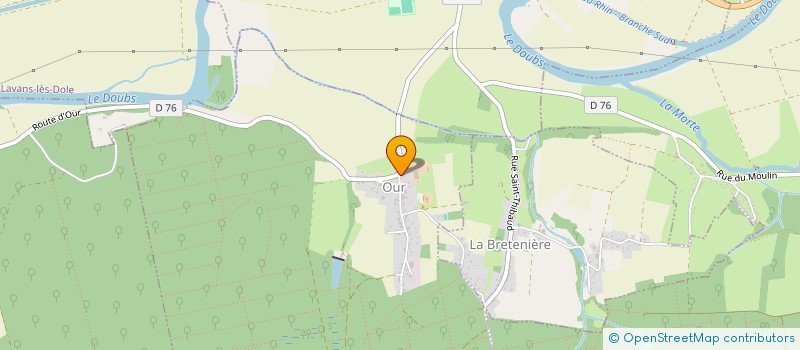 localisation de l'entreprise MADAME AMANDINE BORNIER  CHATENOIS