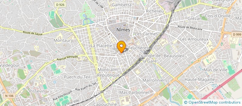 localisation de l'entreprise MADAME AMANDINE BOST  NIMES