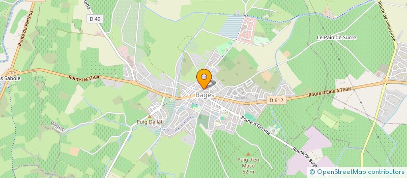 localisation de l'entreprise MADAME AMANDINE BOTA  BAGES