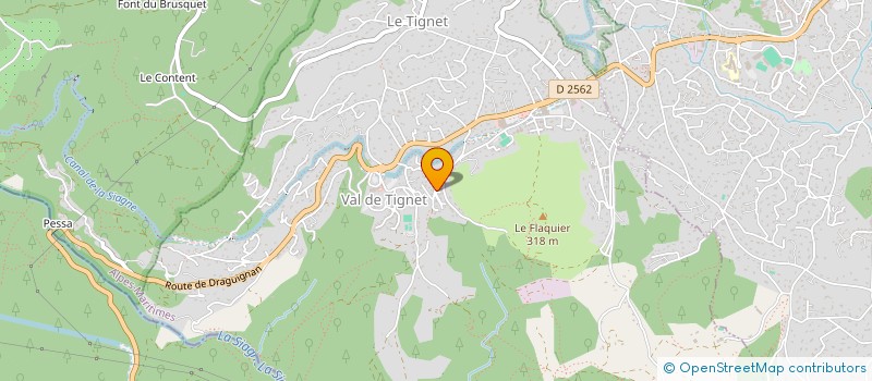 localisation de l'entreprise MADAME AMANDINE BOUFFIER à LE TIGNET