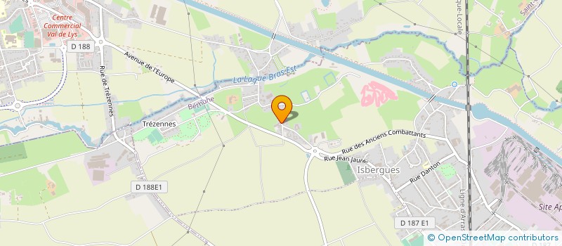 localisation de l'entreprise MADAME AMANDINE BOULANGER  ISBERGUES