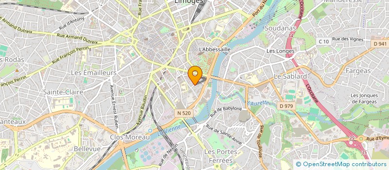 localisation de l'entreprise MADAME AMANDINE BOULAUD à LIMOGES