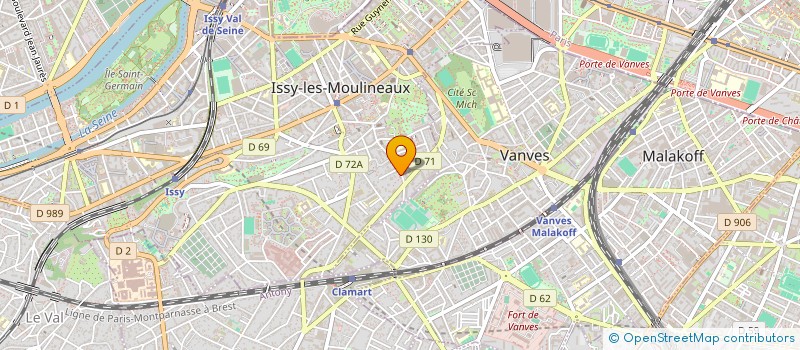 localisation de l'entreprise MADAME AMANDINE BOUSQUET à ISSY-LES-MOULINEAUX