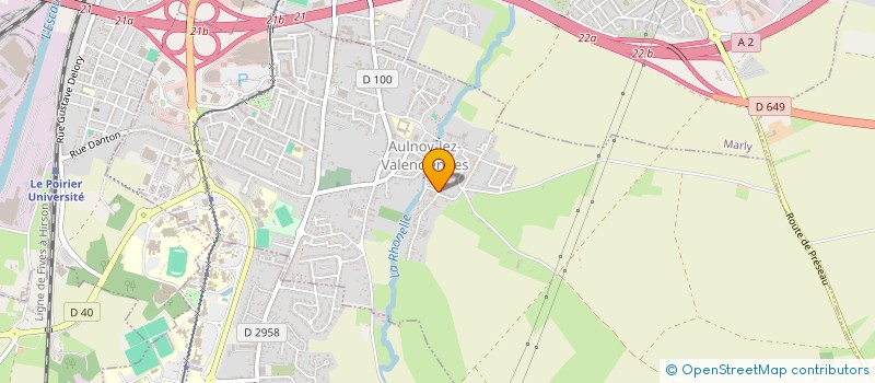 localisation de l'entreprise MADAME AMANDINE BOUTE  AULNOY-LEZ-VALENCIENNES