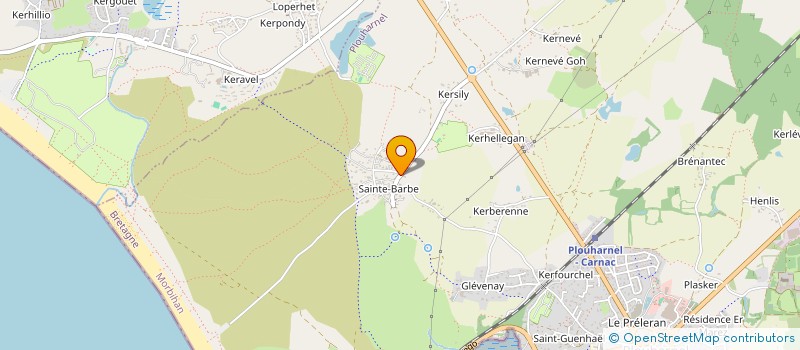 localisation de l'entreprise MADAME AMANDINE BOUYSSI  PLOUHARNEL