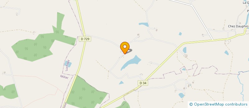 localisation de l'entreprise MADAME AMANDINE BOVIN  LUCHAPT