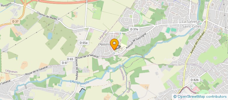 localisation de l'entreprise MADAME AMANDINE BRABANDER  LA SALVETAT-SAINT-GILLES