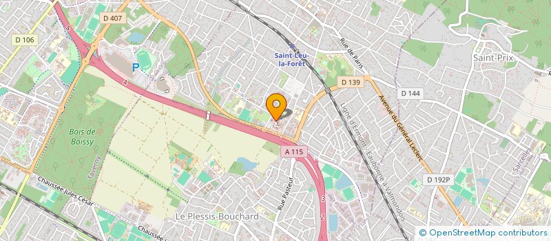 localisation de l'entreprise MADAME AMANDINE BRACCIALI  SAINT-LEU-LA-FORET