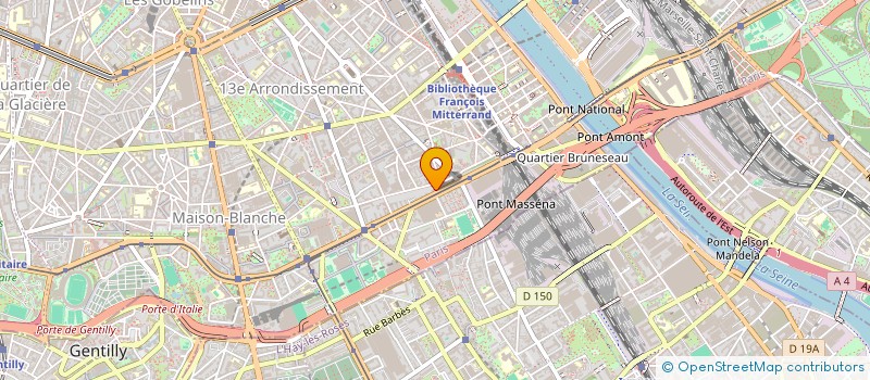 localisation de l'entreprise MADAME AMANDINE BRANGARD  PARIS