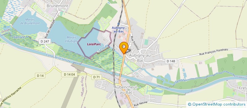 localisation de l'entreprise MADAME AMANDINE BRAULT  AUBIGNY-AU-BAC