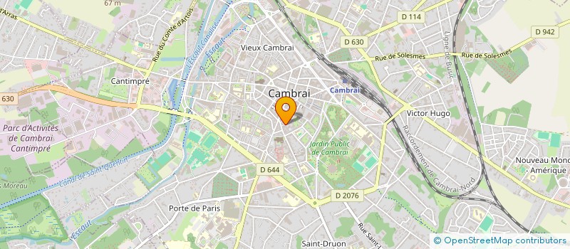 localisation de l'entreprise MADAME AMANDINE BRAUN à CAMBRAI