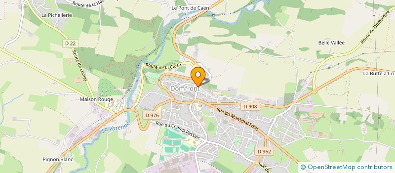 localisation de l'entreprise MADAME AMANDINE BRECHT à DOMFRONT-EN-POIRAIE