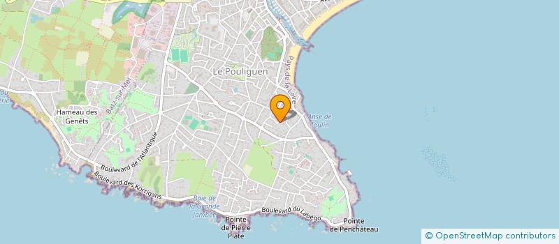 localisation de l'entreprise MADAME AMANDINE BREGIER  LE POULIGUEN