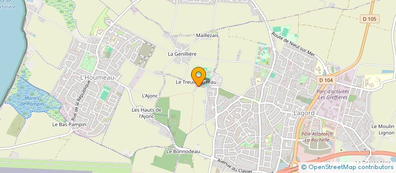 localisation de l'entreprise MADAME AMANDINE BRENNE  LAGORD