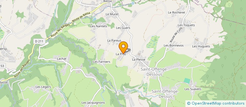 localisation de l'entreprise MADAME AMANDINE BRESSY à SAINT-OFFENGE