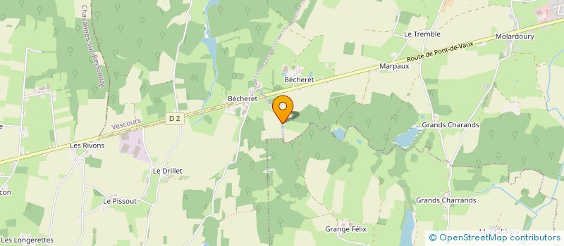 localisation de l'entreprise MADAME AMANDINE BRIAND  LESCHEROUX