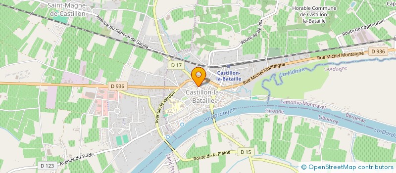 localisation de l'entreprise MADAME AMANDINE BROUTIN  CASTILLON-LA-BATAILLE