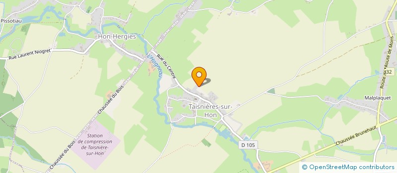 localisation de l'entreprise MADAME AMANDINE BROUWEZ à TAISNIERES-SUR-HON
