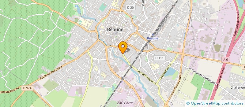 localisation de l'entreprise MADAME AMANDINE BROUX à BEAUNE