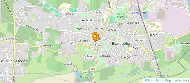 localisation de l'entreprise MADAME AMANDINE BRUAND à BLANQUEFORT