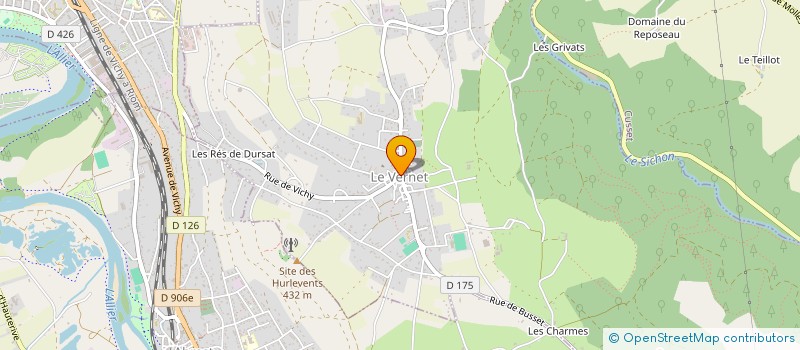 localisation de l'entreprise MADAME AMANDINE BRUGEROLLE DE FRAISSINETTE à LE VERNET