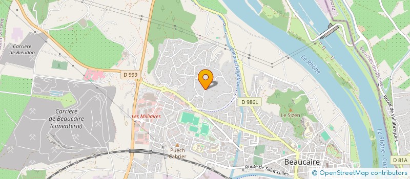 localisation de l'entreprise MADAME AMANDINE BRUN  BEAUCAIRE