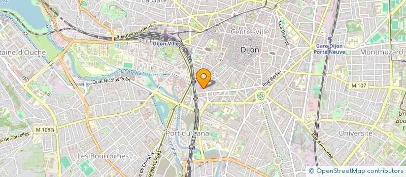 localisation de l'entreprise MADAME AMANDINE BRUNEL  DIJON