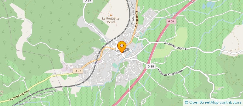 localisation de l'entreprise MADAME AMANDINE CAIRE  GONFARON