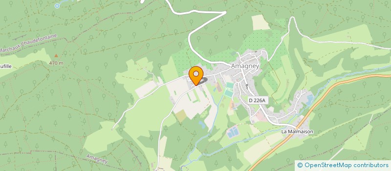 localisation de l'entreprise MADAME AMANDINE CAMUSET  AMAGNEY