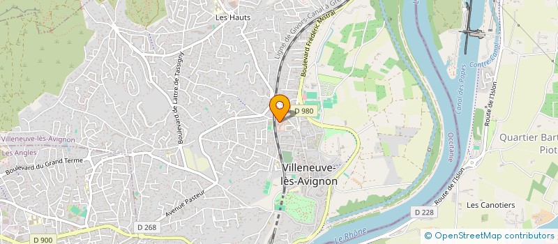 localisation de l'entreprise MADAME AMANDINE CAPBER à VILLENEUVE-LES-AVIGNON