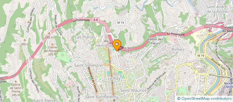 localisation de l'entreprise MADAME AMANDINE CARDINALE  NICE