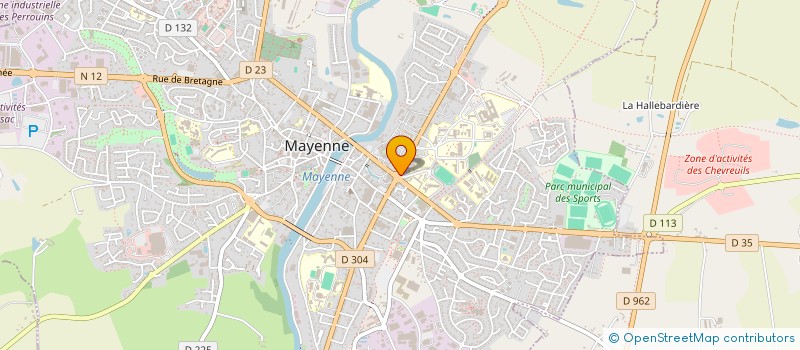 localisation de l'entreprise MADAME AMANDINE CARRE  MAYENNE