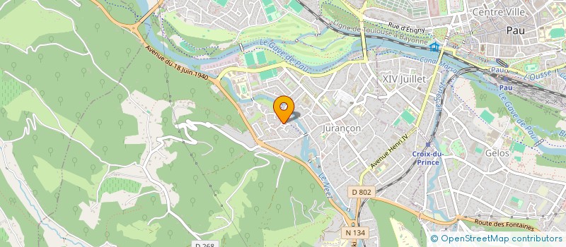 localisation de l'entreprise MADAME AMANDINE CARRETERO  JURANCON