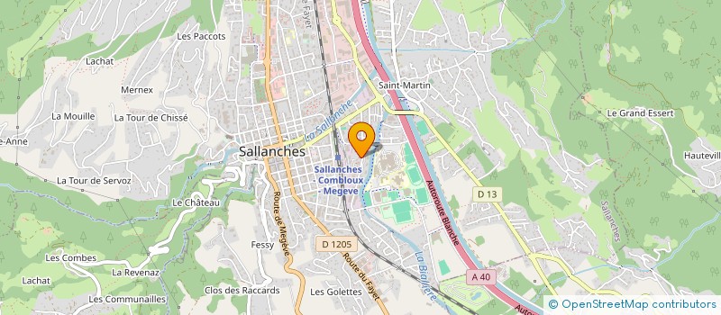 localisation de l'entreprise MADAME AMANDINE CARRIER à SALLANCHES