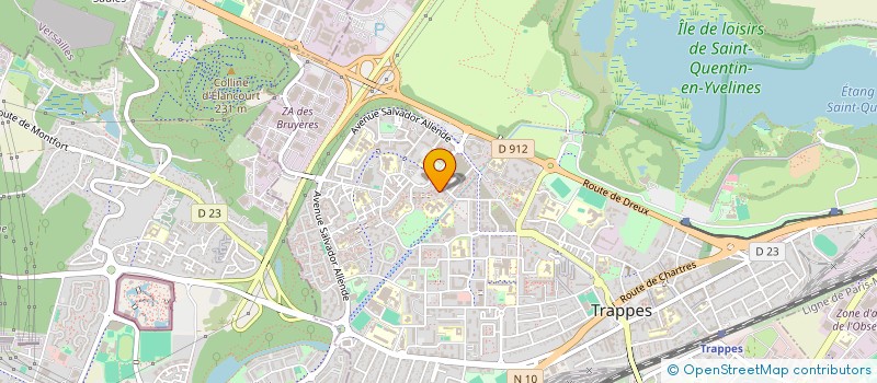 localisation de l'entreprise MADAME AMANDINE CASTERAS  TRAPPES