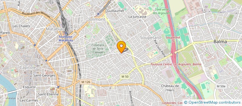 localisation de l'entreprise MADAME AMANDINE CATHERINE MARQUER à TOULOUSE