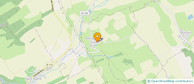 localisation de l'entreprise MADAME AMANDINE CAVELIUS  DOMPTAIL-EN-L'AIR